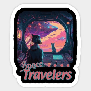 Space Travelers Sticker